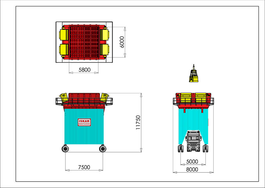 Dimensions in mm.