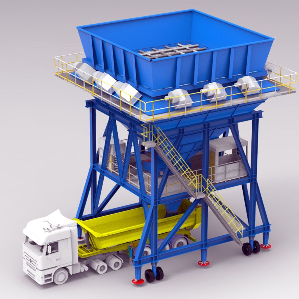 Mobile Hopper Unloader