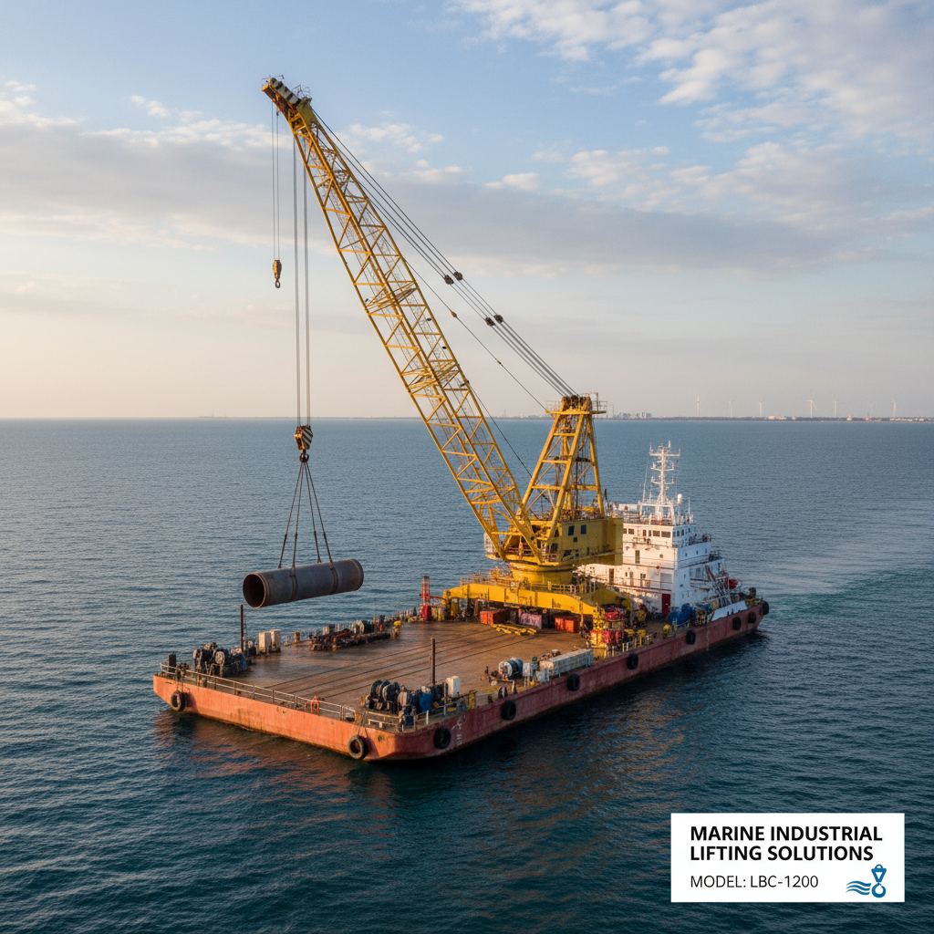 Floating Barge Crane